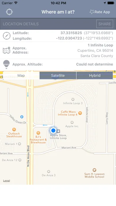 Where Am I At? - GPS Maps App screenshot 1