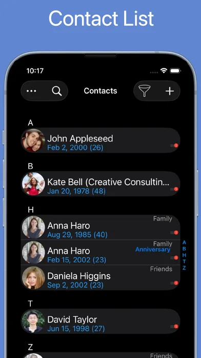 BirthdaysPro screenshot 3