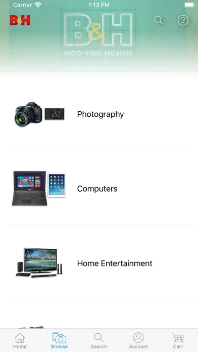 B&H Photo, Video & Pro Audio screenshot 2
