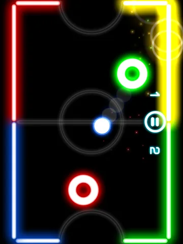 Glow Hockey 2 HD FREE screenshot 1