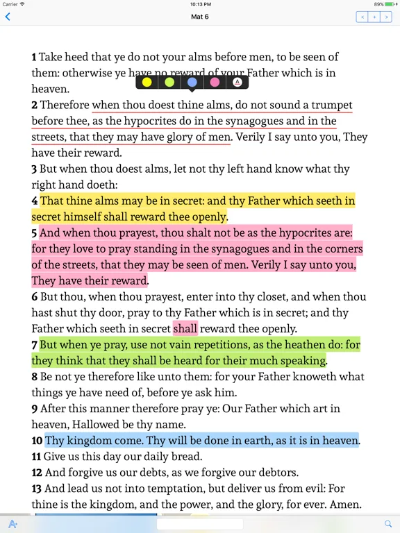 K.J.V. Holy Bible screenshot 1
