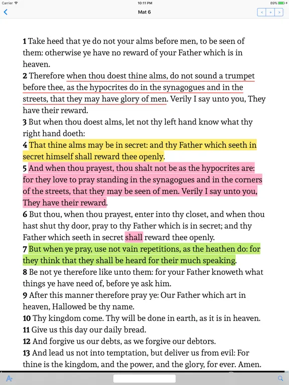 K.J.V. Holy Bible screenshot 2