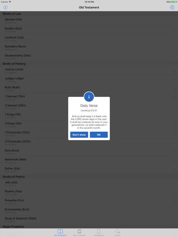 K.J.V. Holy Bible screenshot 3