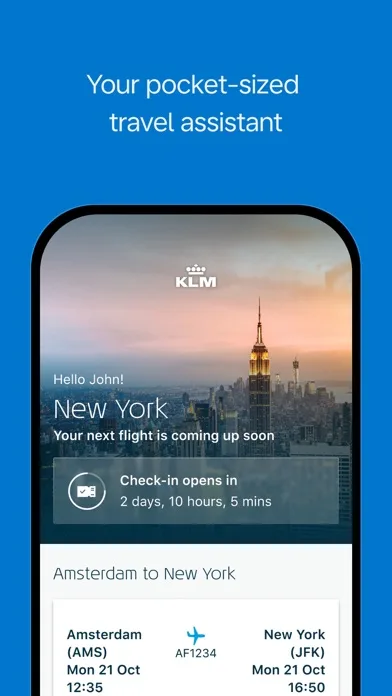 KLM - Book a flight screenshot 2