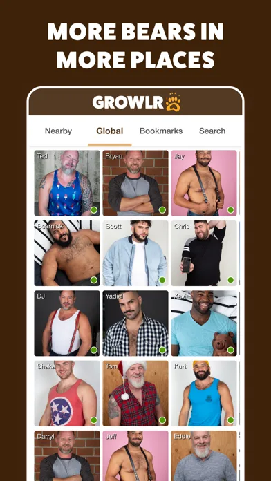 GROWLR: Gay Bears Near You screenshot 1