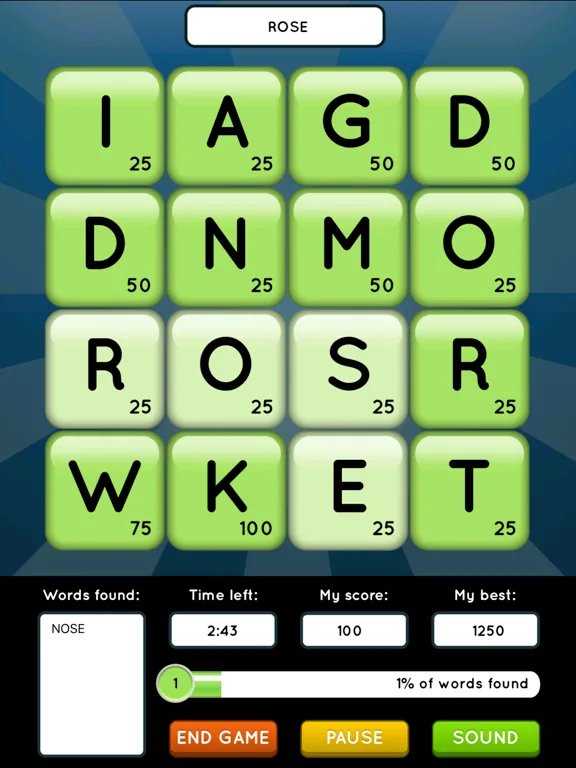 Word Seek HD screenshot 4