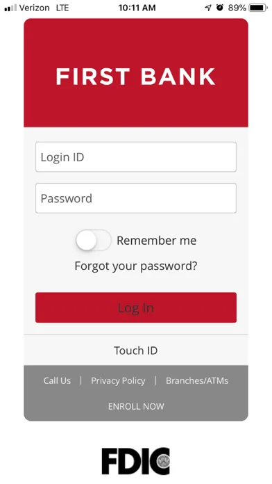 First Bank Digital Banking screenshot 1