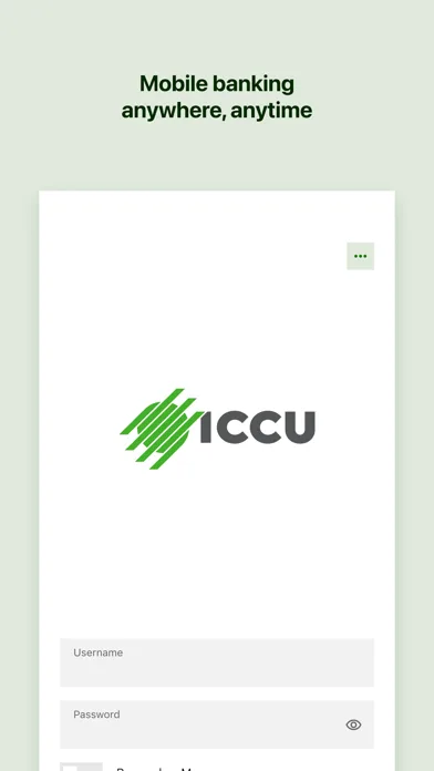 ICCU Mobile Banking screenshot 1