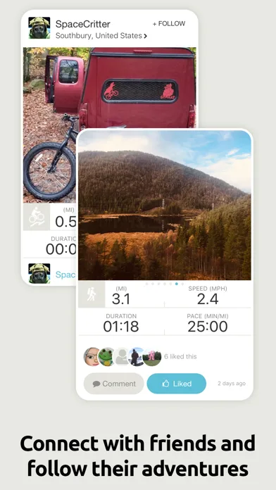 Map My Tracks: ride run walk screenshot 2