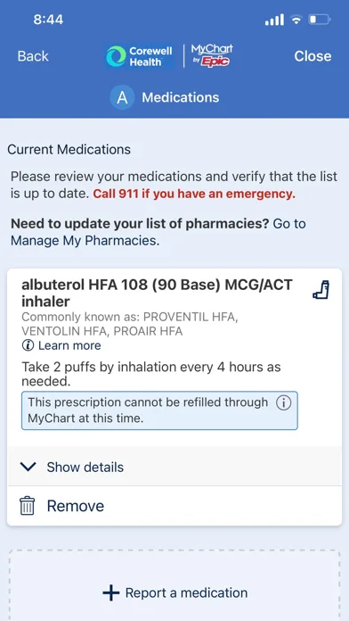 Corewell Health App screenshot 5