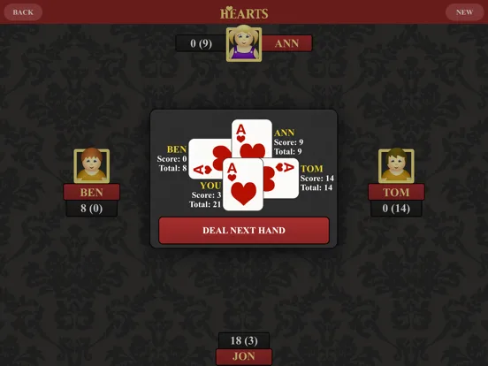 Hearts HD! screenshot 3