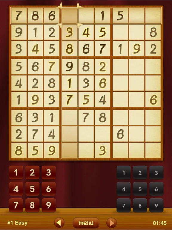 Sudoku HD! screenshot 1