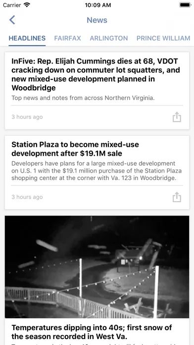 InsideNoVA Mobile screenshot 2
