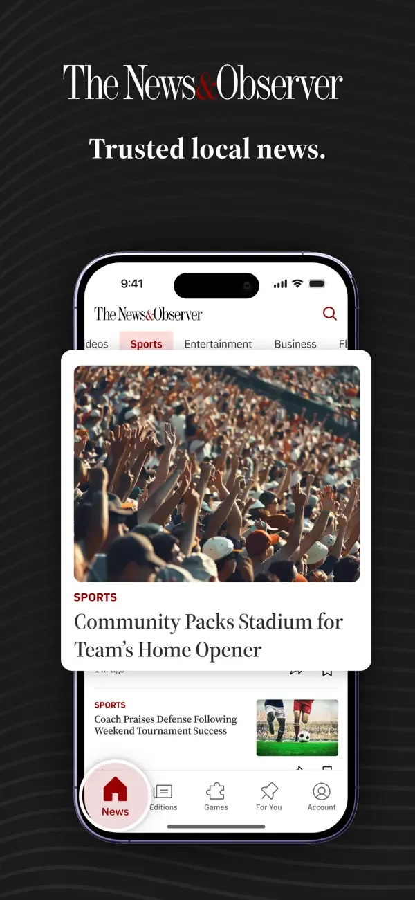 The Raleigh News & Observer screenshot 1