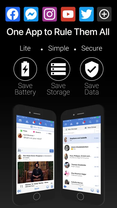 Friendly Social Browser screenshot 1