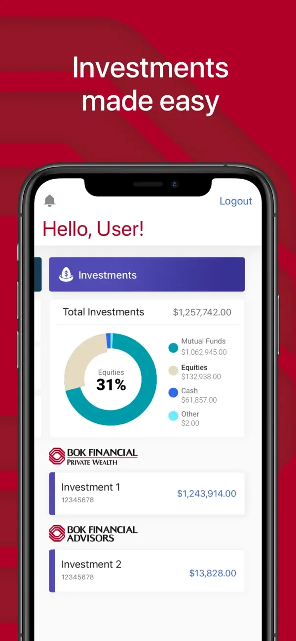 BOK Financial Mobile Banking screenshot 2