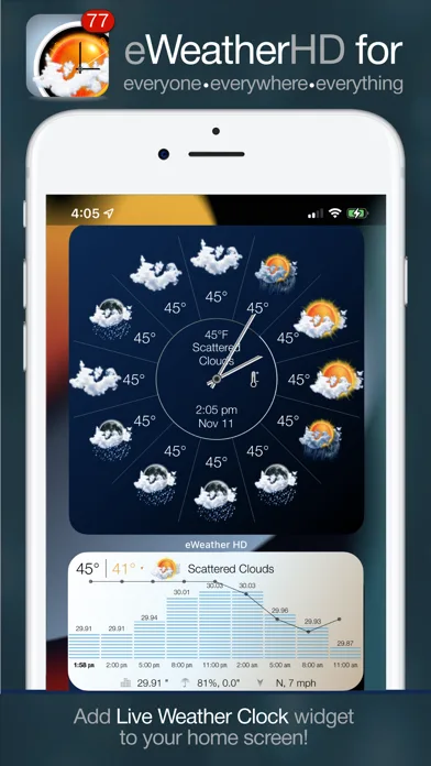 eWeather HD - Weather & Alerts screenshot 1