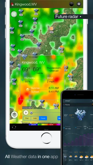 eWeather HD - Weather & Alerts screenshot 2