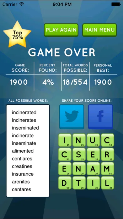 Word Seek HD: Fun Word Search screenshot 3