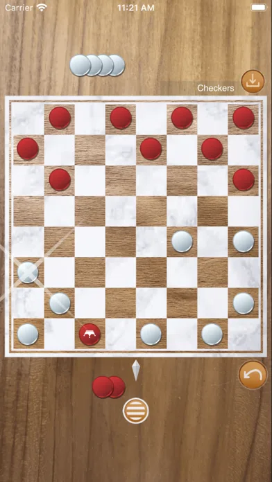 Checkers game screenshot 1