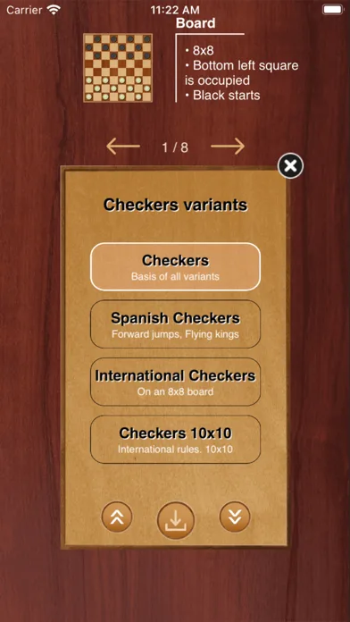Checkers game screenshot 3