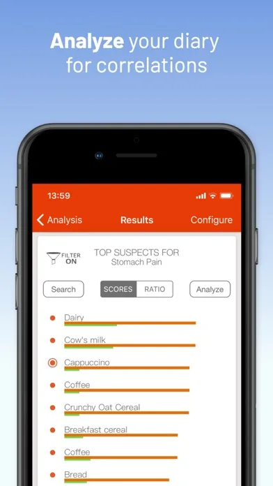 mySymptoms Food Diary screenshot 4