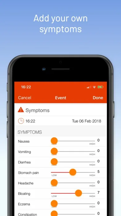 mySymptoms Food Diary screenshot 5