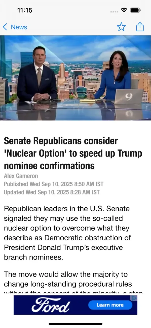News On 6 screenshot 2