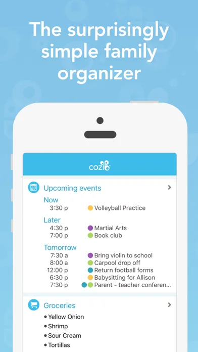 Cozi Family Organizer screenshot 1