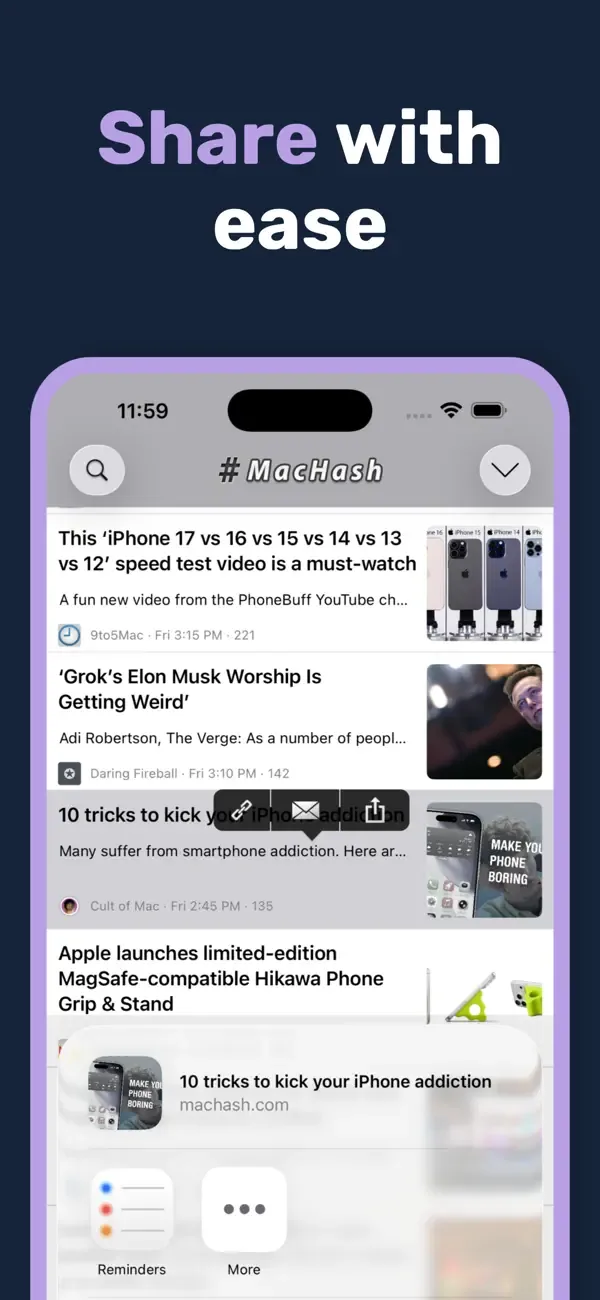 MacHash News screenshot 5