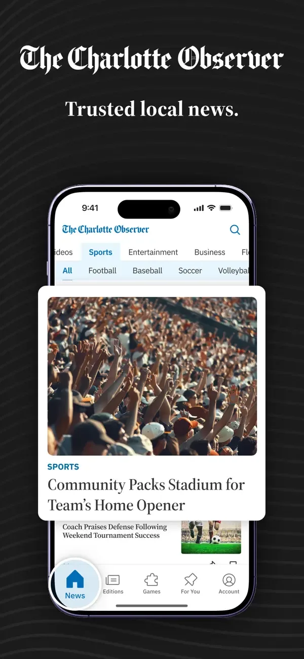 The Charlotte Observer News screenshot 1