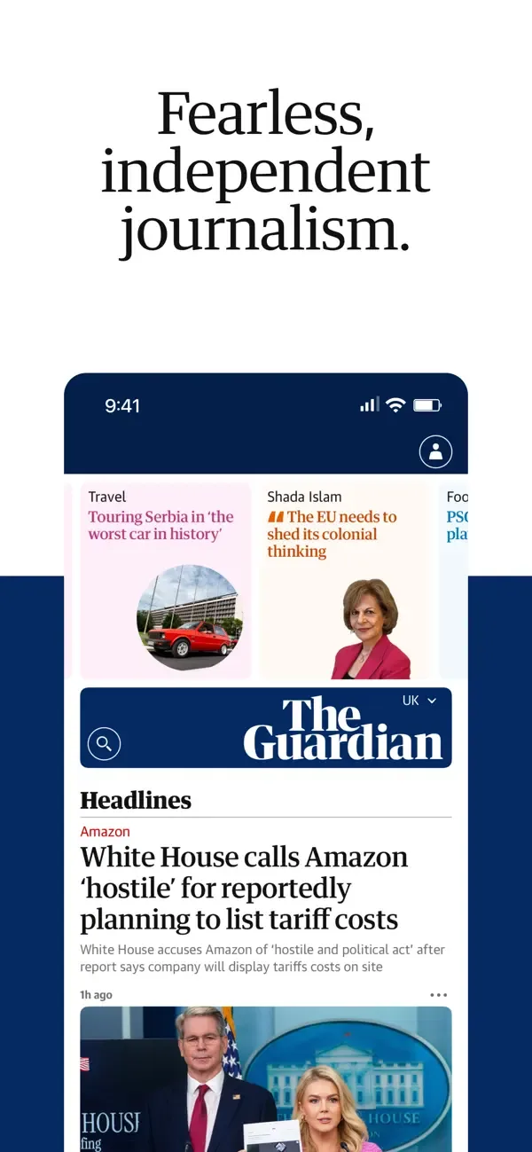 The Guardian - US & World News screenshot 1