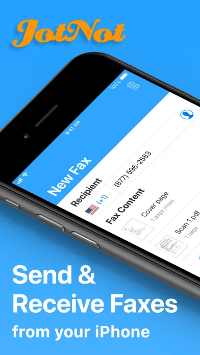 JotNot Fax - Send Receive Fax screenshot 1