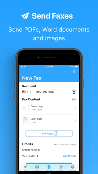 JotNot Fax - Send Receive Fax screenshot 4