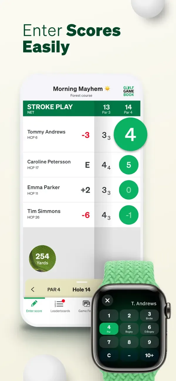 Golf GameBook: Scorecard & GPS screenshot 2