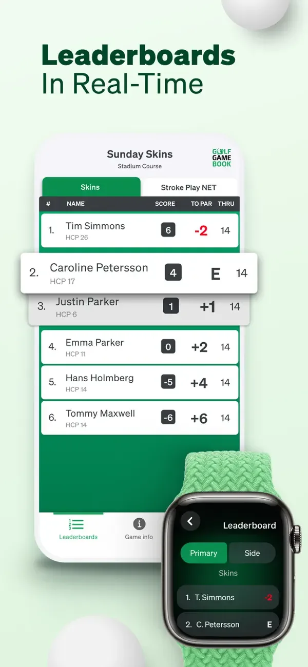 Golf GameBook: Scorecard & GPS screenshot 4