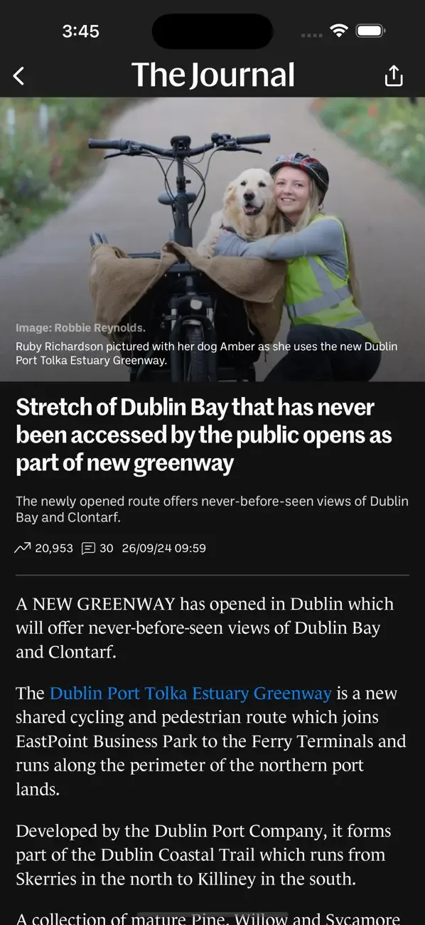 TheJournal.ie News screenshot 2