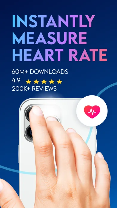Instant Heart Rate: HR Monitor screenshot 1