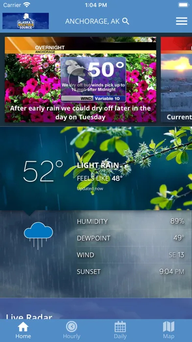 KTUU Channel 2 Weather screenshot 1