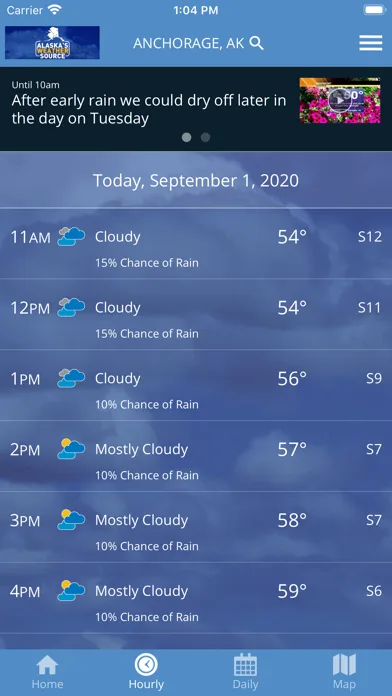 KTUU Channel 2 Weather screenshot 2
