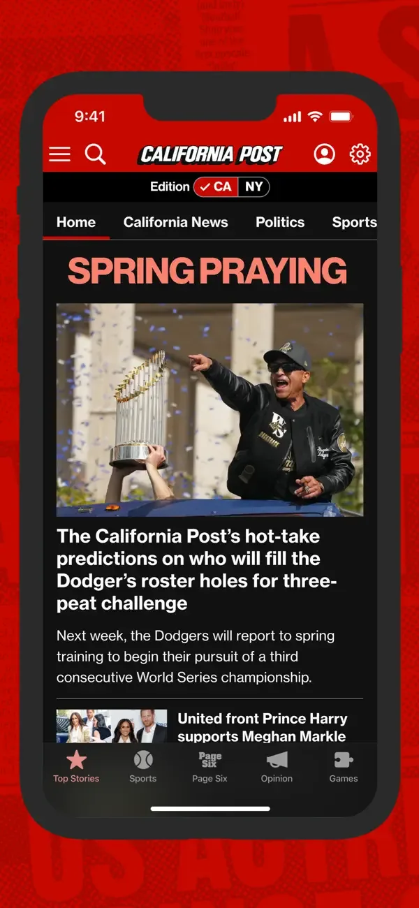 New York Post for iPhone screenshot 2