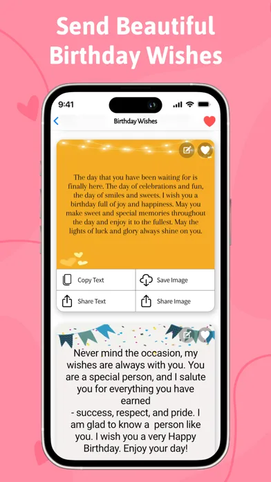 Love Messages, Birthday Wishes screenshot 5