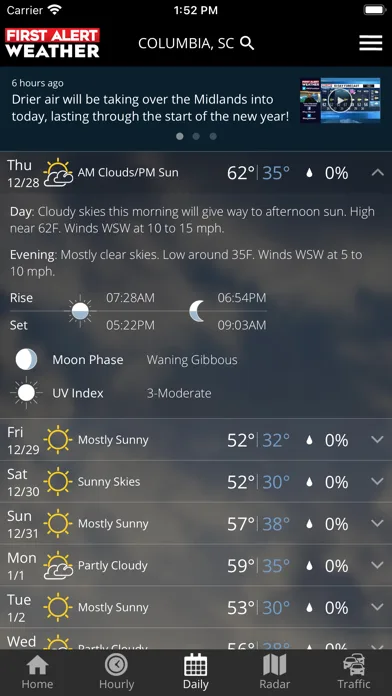 WIS News 10 FirstAlert Weather screenshot 3