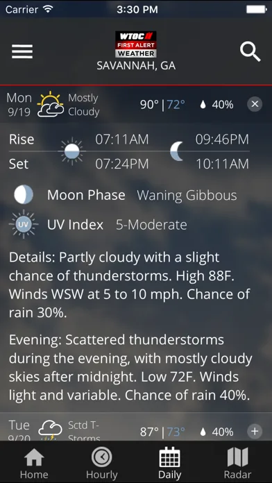WTOC First Alert Radar screenshot 3