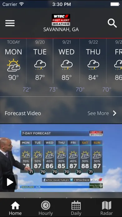 WTOC First Alert Radar screenshot 5