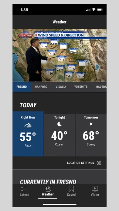 KSEE24/CBS47+ screenshot 2