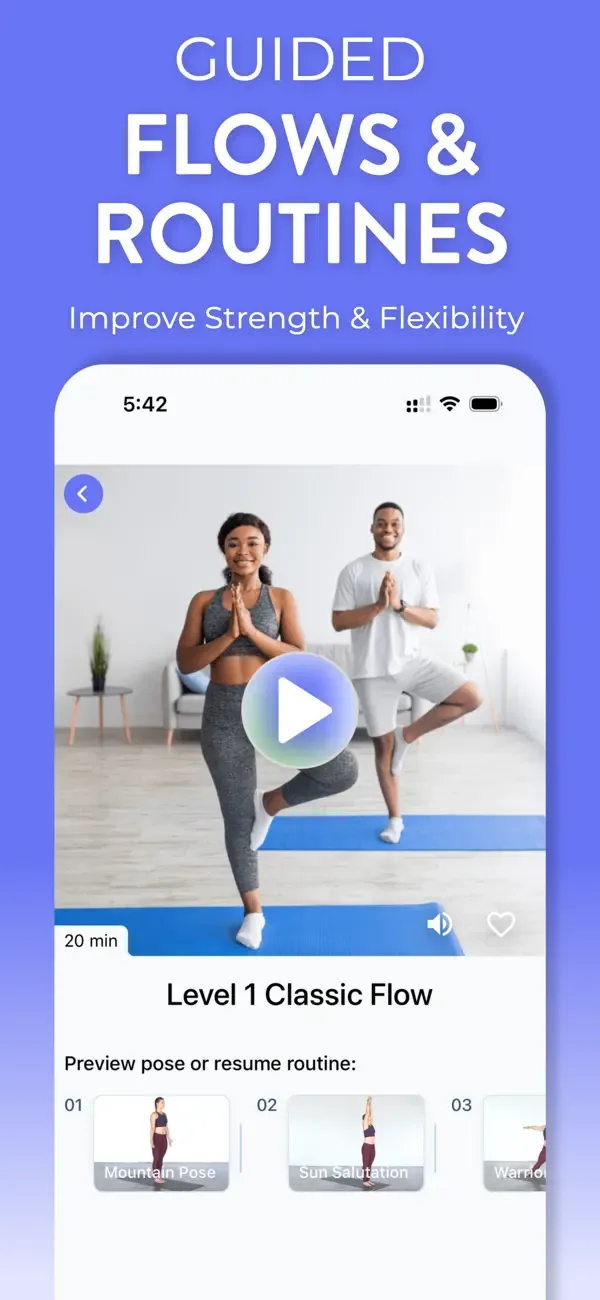 Simply Yoga - Home Workouts screenshot 3