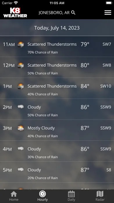 KAIT Region 8 Weather screenshot 2