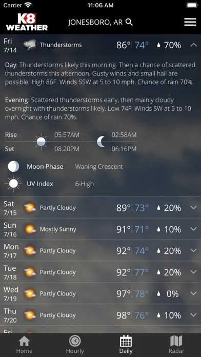 KAIT Region 8 Weather screenshot 3