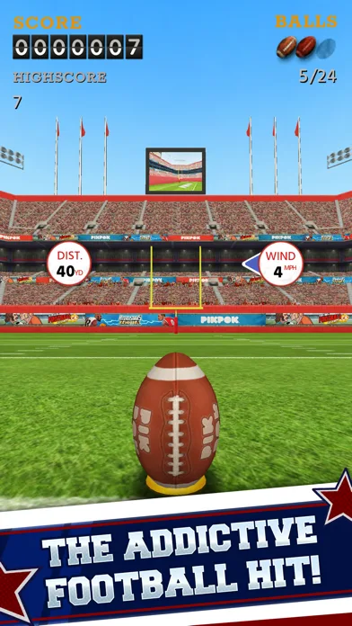 Flick Kick Field Goal Kickoff screenshot 1